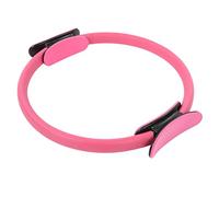 cardyven Fitness Pilates R ing Cercle d'exercice à double poignée en polypropylène 37,1 cm avec deux poignées rembourrées pour renforcer divers muscles, y compris les bras, la poitrine, les muscles
