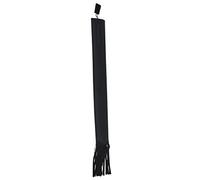 cardyven Sac de protection pour queue de cheval - Tissu non habituel - Respirant - Avec franges - Pour une décoration extra longue de la queue dans les spectacles (noir)