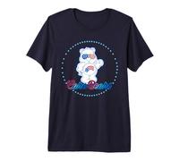 Care Bears 4th of July America Cares Bear Stars T-Shirt Haut de Gamme