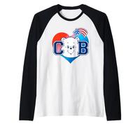 Care Bears 4th of July CB Big Heart Manche Raglan