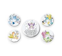 Care Bears Angel Baby Lot de 5 badges à boutons pour bébé