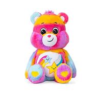Care Bears - Basic Fun Dare to Peluche Jumbo 60 cm - Grand Nounours Doux à Collectionner - Jouet câlin Arc-en-Ciel pour Enfants dès 4 Ans - Cadeau Fille garçon