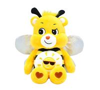 Basic Fun Peluche Care Bears Bumble Bee Bear 22 cm – ailes crinkle, badge solaire, 4 ans+