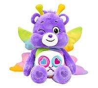 Care Bears - Basic Fun Peluche Share Bear en Costume Papillon de Printemps, 23 cm Doudou câlin, Cadeau pour Enfants, collectionneurs, Anniversaire & fêtes