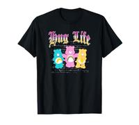 Care Bears Cheer Wish & Funshine Bear Hug Life Retro Logo T-Shirt