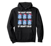 Care Bears Christmas The Many Moods of Grumpy Bear Chart Sweat à Capuche