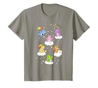 Care Bears Classic Vintage Star Collecting Group Bear Poster T-Shirt, Enfant, Ardoise, 3 Ans