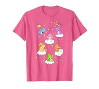Care Bears Classic Vintage Star Collecting Group Bear Poster T-Shirt, Homme, Rose Chiné, XL