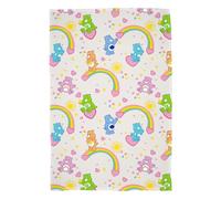Care Bears - Couverture Polaire Officielle Super Douce et Chaude - Motif ensoleillé - avec Ours Grincheux et Joyeux - Parfaite pour la Maison, la Chambre à Coucher, Les soirées Pyjama et Le Camping