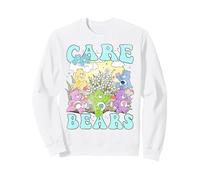 Care Bears Garden Festival Sweatshirt, Unisexe pour Adultes, Blanc, XL