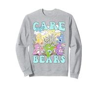 Care Bears Garden Festival Sweatshirt, Unisexe pour Adultes, Gris Chiné, M