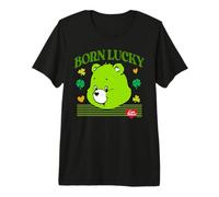 Care Bears Good Luck Bear Born Lucky St. Patrick's Day T-Shirt Haut de Gamme