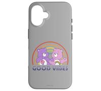 Care Bears Good Vibes Rainbow avec Share and Cheer Bear Coque pour iPhone 16