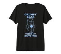 Care Bears Grumpy Bear Happy Face T-Shirt Haut de Gamme