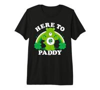 Care Bears Here to Paddy Good Luck Bear St. Patrick's Day T-Shirt Haut de Gamme