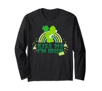 Care Bears Kiss Me I'm Irish-ish St. Patrick's Day Manche Longue