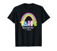 Care Bears Let Your Light Shine Vintage Rainbow Group Poster T-Shirt