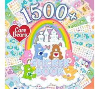 Care Bears Livre d'autocollants 1500 autocollants mignons pour scrapbooking, planificateurs, lettres, ordinateurs portables et bouteille d'eau pour enfants et adolescents, fournitures scolaires pour