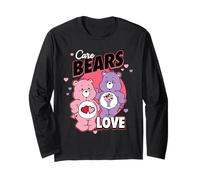 Care Bears Love A Lot and Share Bear Love Graphic Valentine Manche Longue
