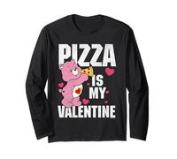 Care Bears Love A Lot Bear Pizza is My Valentine Manche Longue