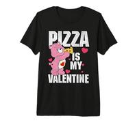 Care Bears Love A Lot Bear Pizza is My Valentine T-Shirt Haut de Gamme