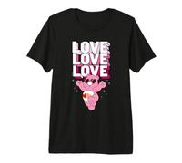 Care Bears Love Love Love Love A Lot Bear Valentine T-Shirt Haut de Gamme