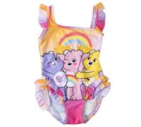 Care Bears Maillot de Bain pour Fille Design Original, Multicolore, 6 Ans