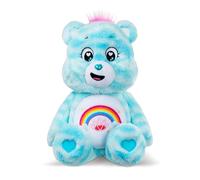 Basic Fun Peluche Care Bears Ours de Sérénité mignon 35,6 cm – Jouet sensoriel, dès 4 ans