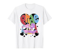 Care Bears Pride Cheer and Share Bear Rainbow Heart T-Shirt
