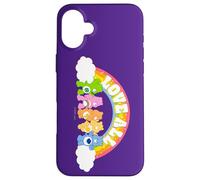 Care Bears Pride Love All Rainbow Bonne Chance, Courage, grincheuse Coque pour iPhone 16 Plus
