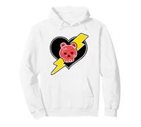 Care Bears Skull and Heart Badge Sweat à Capuche