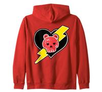 Care Bears Skull and Heart Badge Sweat à Capuche