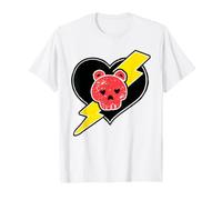 Care Bears Skull and Heart Badge T-Shirt