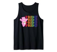 Care Bears Stacked Pride Rainbow Cheer Bear Débardeur