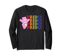 Care Bears Stacked Pride Rainbow Cheer Bear Manche Longue