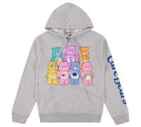 Care Bears Sweat à Capuche pour Femme - Vêtements Classiques pour Femme - Cheer Friend Funshine Good Luck Sweat à Capuche, Gris chiné, M