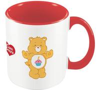 Care Bears - Tasse à café, intérieur bicolore PM10584 (taille unique) (Blanc/Rouge/Jaune)