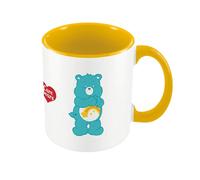 Care Bears - Tasse à café "Make A Wish", Intérieur bicolore PM10585 (Taille unique) (Blanc/Jaune/Bleu)