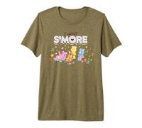 Care Bears: Unlock The Magic I Want S'more Campfire Group T-Shirt Haut de Gamme