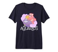Care Bears: Unlock The Magic Zodiac Aquarius with Love A Lot T-Shirt Haut de Gamme