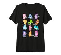 Care Bears Various Bear Poses T-Shirt Haut de Gamme