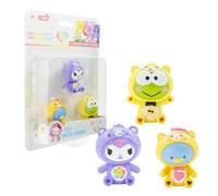 Care Bears x Hello Kitty, Coffret 3 Figurines, 5 cm, Modèle B, 4+, CAR202