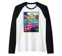 Care Bears x Universal Monsters Good Luck Bear Creature Manche Raglan