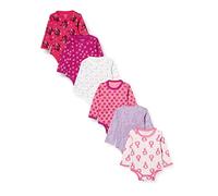 Care Body à Manches Longues Mixte Bébé, Lot de 6, Lot de 6 Rhapsody (481), 1-2 mois