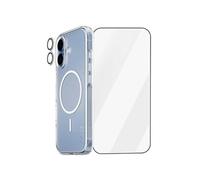 CARE by PanzerGlass - 3-in-1 Protection Explorer Bundle - coque de protection pour téléphone portable - compatibilité avec MagSafe - polycarbonate,