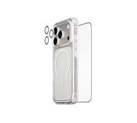 CARE by PanzerGlass - 3-in-1 Protection Explorer Bundle - coque de protection pour téléphone portable - compatibilité avec MagSafe - polycarbonate,