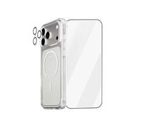 CARE by PanzerGlass - 3-in-1 Protection Explorer Bundle - coque de protection pour téléphone portable - compatibilité avec MagSafe - polycarbonate,