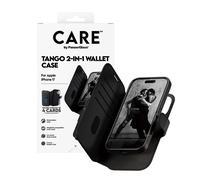 CARE by PanzerGlass CARE by PanzerGlass Étui de télephone portefeuille Tango 2 en 1 avec MagSafe iPhone 17 Noir Noir