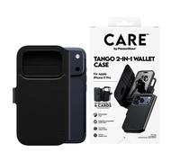 CARE by PanzerGlass CARE by PanzerGlass Étui de télephone portefeuille Tango 2 en 1 avec MagSafe iPhone 17 Pro Noir Noir