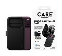 CARE by PanzerGlass CARE by PanzerGlass Étui de télephone portefeuille Tango 2 en 1 avec MagSafe pour iPhone 18 Pro / 17 Pro Noir Noir